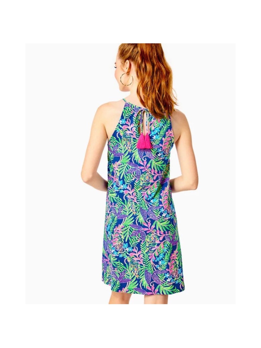 Lilly Pulitzer Margot Dress Borealis Blue How You Like Me Prowl - Picture 2 of 9